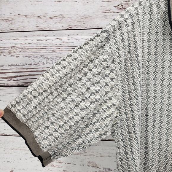 AM PLAYER Gray  100%Cotton Golf Polo Shirt Size Large - Picture 6 of 12